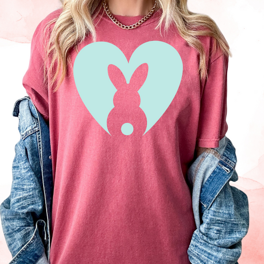 Pocket Easter Bunny Mint Easter DTF TRANSFER or UV DTF STICKER or UV DTF STICKER