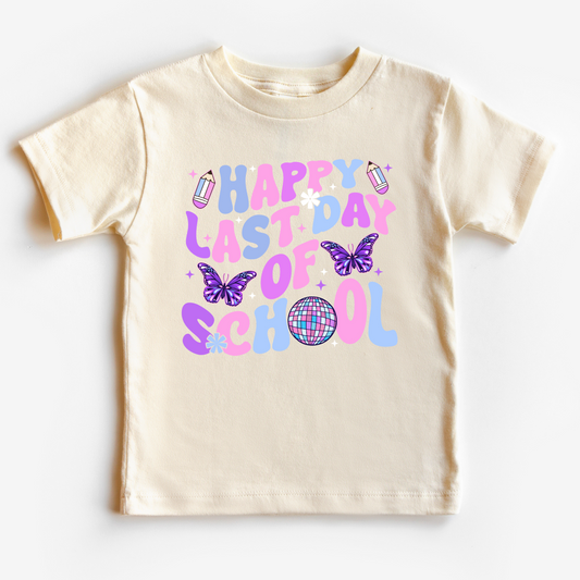 Butterfly Last Day of School DTF TRANSFER or UV DTF STICKER DECAL