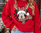 Reindeer Minnnie  Magical Christmas DTF TRANSFER
