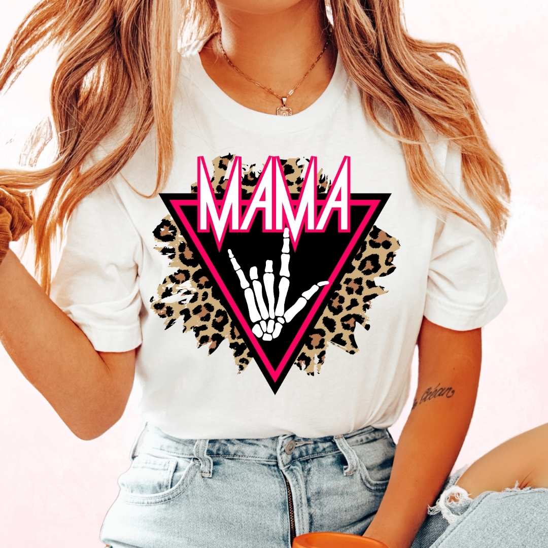 Def Leopard Mama DTF TRANSFER or UV DTF STICKER DECAL