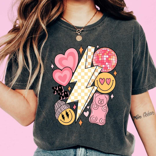 Retro Valentine's Day Collage Valentines Day DTF TRANSFER or UV DTF STICKER