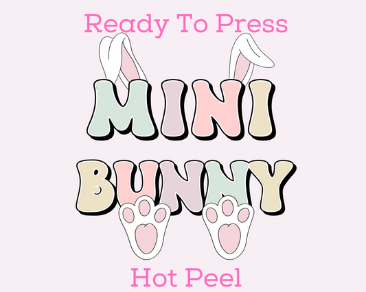 Mini Bunny (Pastel) Family Easter DTF TRANSFER