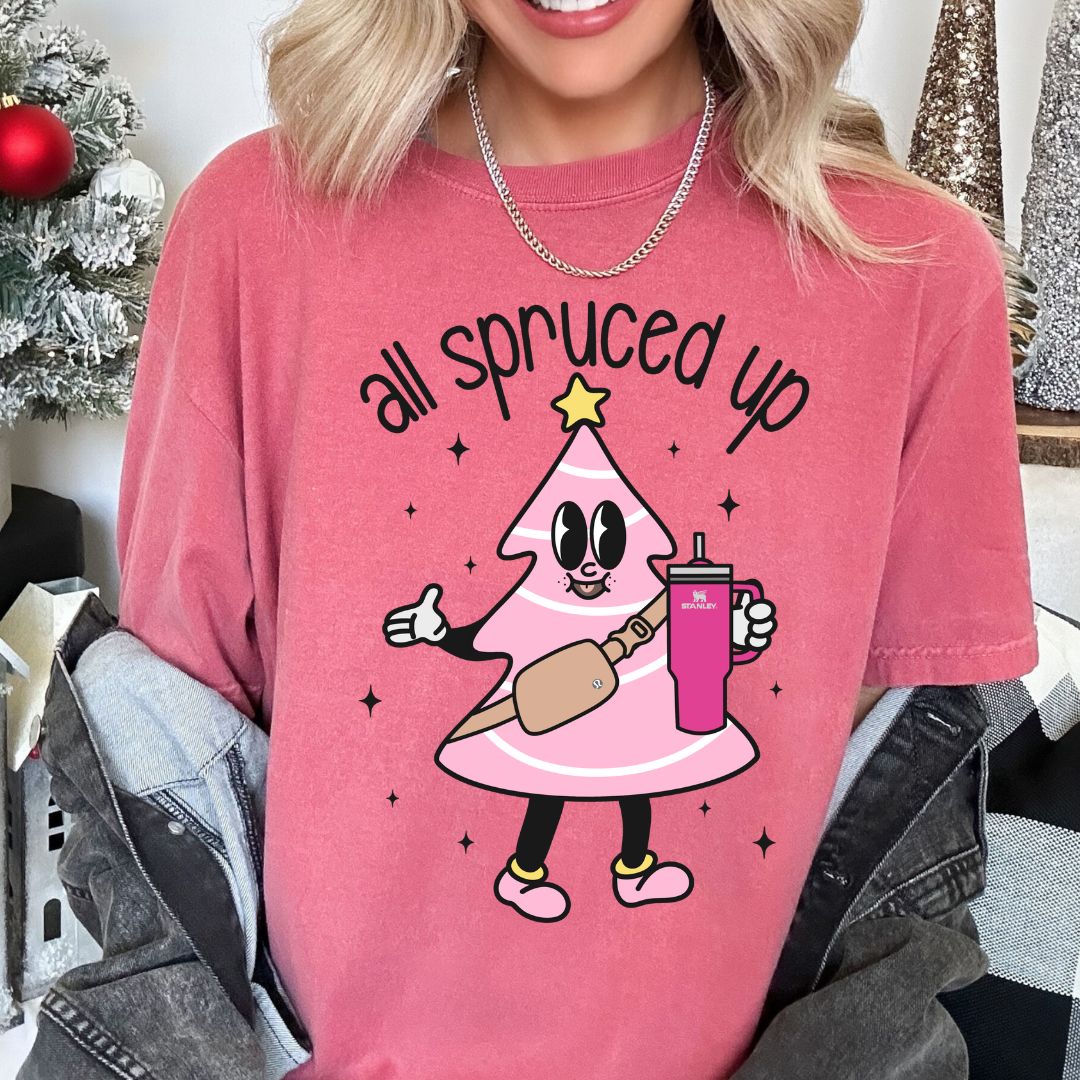 All Spruced Up DTF TRANSFER or UV DTF STICKER