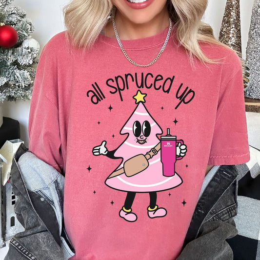 All Spruced Up DTF TRANSFER or UV DTF STICKER