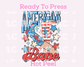 American Babe Boots DTF TRANSFER or UV DTF STICKER