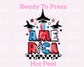 Jets America DTF TRANSFER or UV DTF STICKER