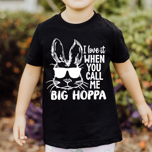 Big Hoppa Bunny (White) Easter DTF TRANSFER or UV DTF STICKER or UV DTF STICKER