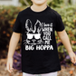 Big Hoppa Bunny (White) Easter DTF TRANSFER or UV DTF STICKER or UV DTF STICKER