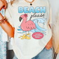 Beach Please, I'm On Vacation Mode Summer DTF TRANSFER or UV DTF STICKER