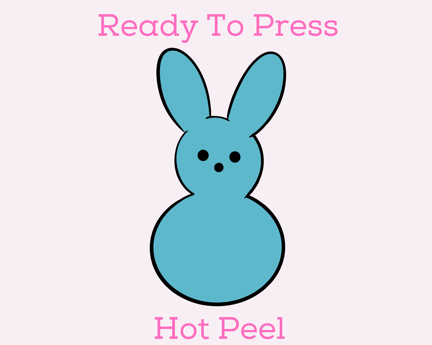 Blue Peep Easter DTF TRANSFER or UV DTF STICKER or UV DTF STICKER