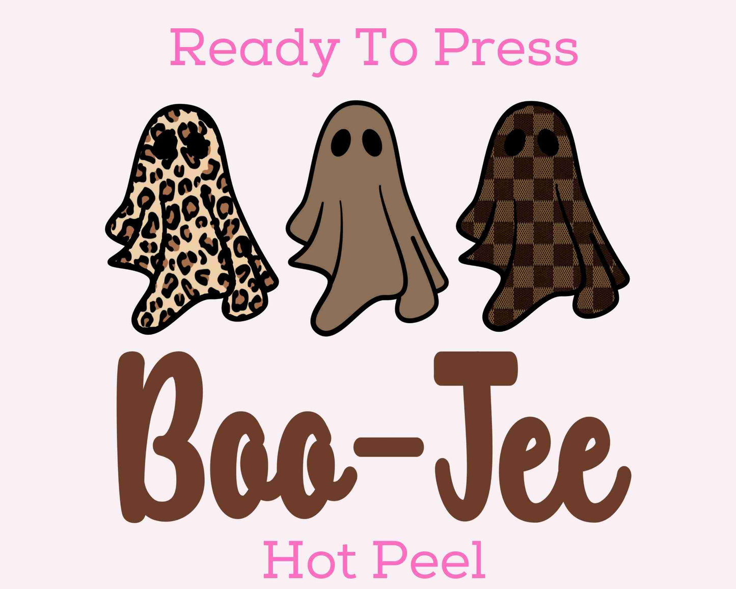 Boo-Jee Ghost Trio DTF TRANSFER