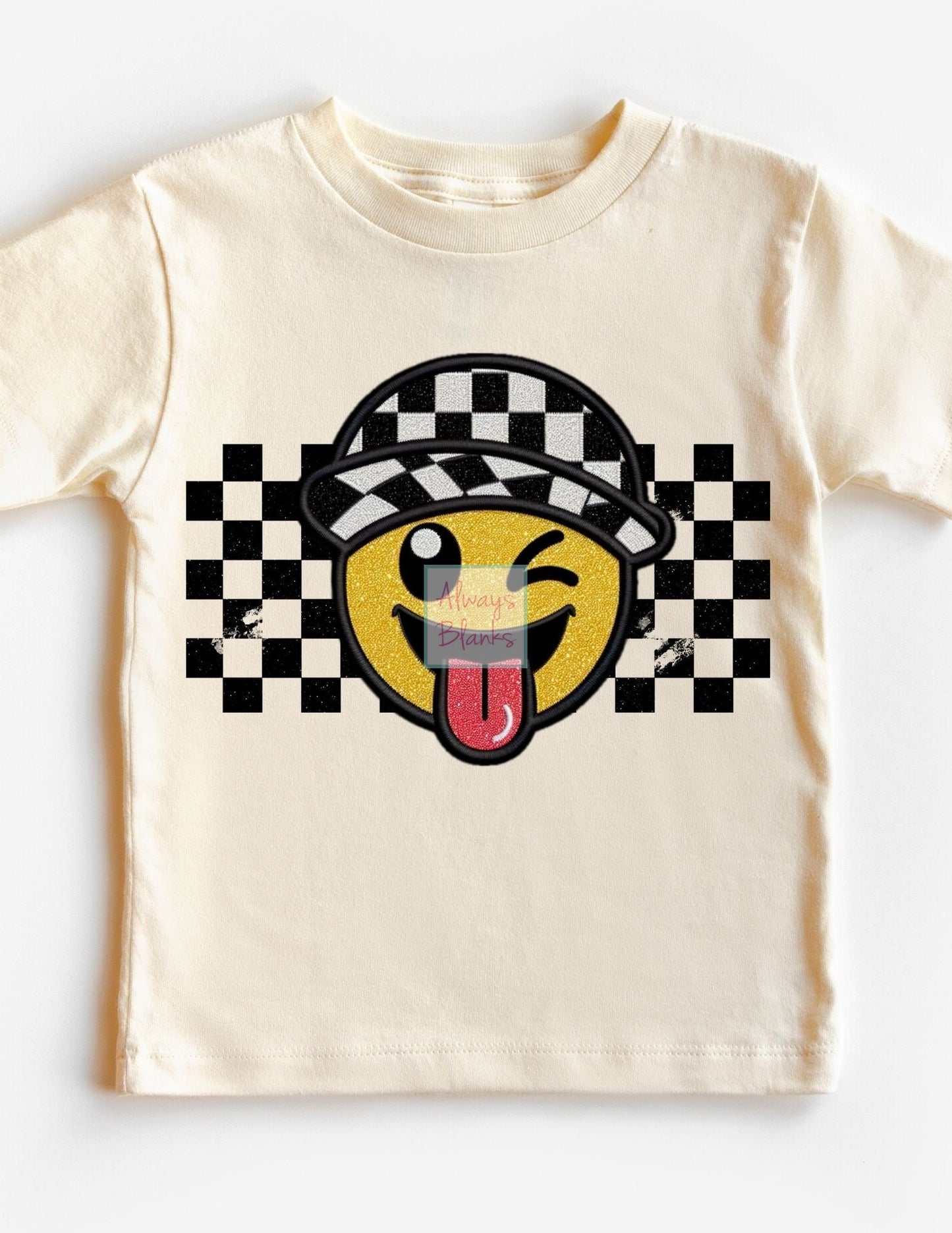 Boy Smiley (Distressed) DTF TRANSFER or UV DTF STICKER DECAL