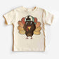 Little Turkey With Hat DTF TRANSFER or UV DTF STICKER DECAL