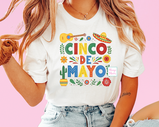 Cinco De Mayo DTF TRANSFER or UV DTF STICKER
