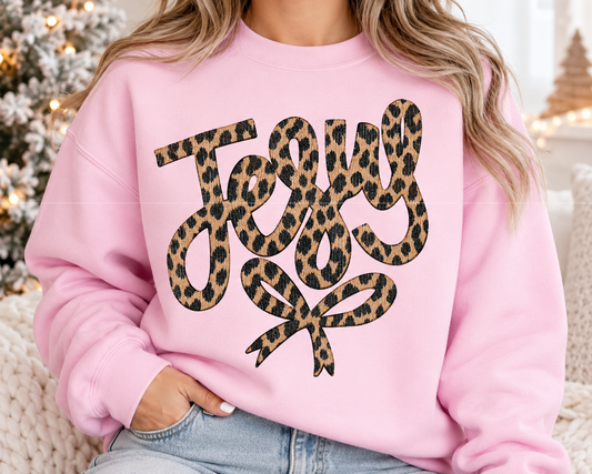 Leopard Jesus Faith Based Religious DTF TRANSFER