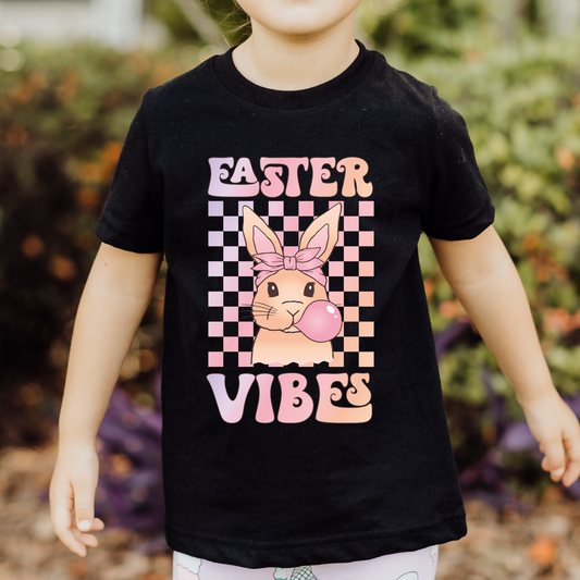 Easter Vibes Bubblegum Bunny Easter DTF TRANSFER or UV DTF STICKER