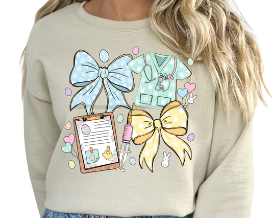 Nurse Easter Coquette Nurse DTF TRANSFER