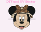 Magical Girl Mouse DTF TRANSFER or UV DTF STICKER