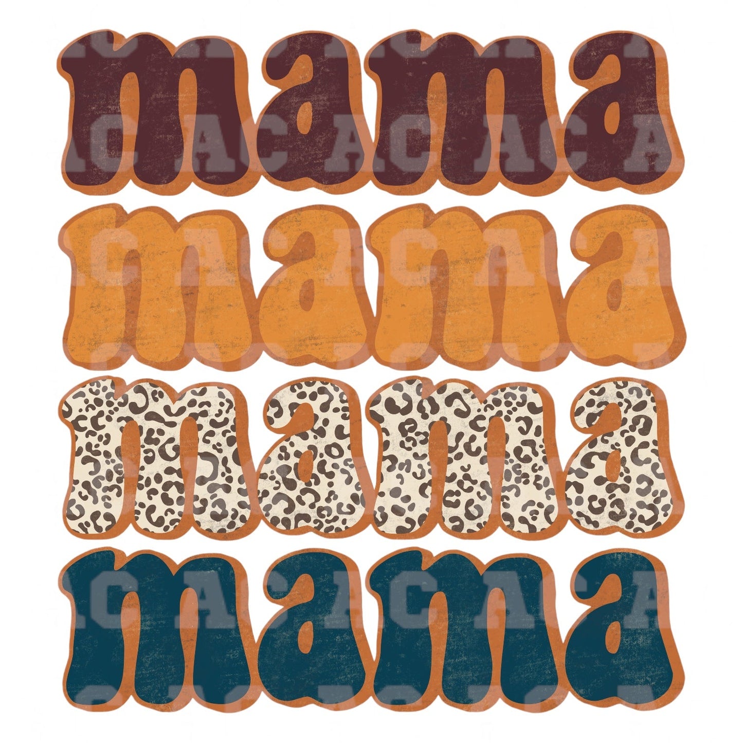 Fall MAMA DTF TRANSFER or UV DTF STICKER DECAL