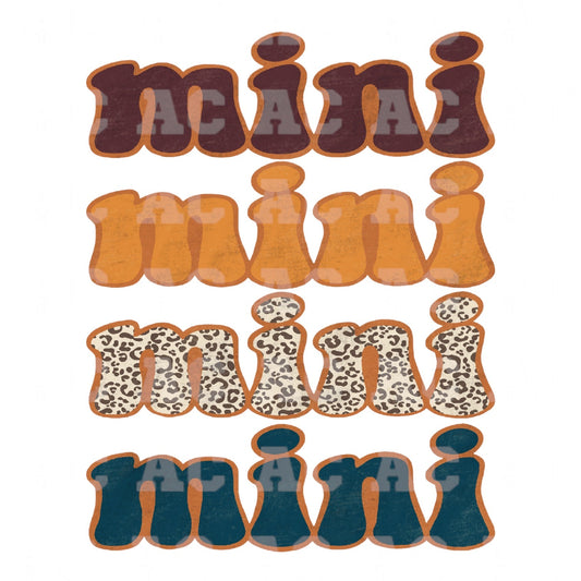 Fall MINI DTF TRANSFER or UV DTF STICKER DECAL