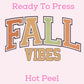 Fall Vibes (Varsity) DTF TRANSFER or UV DTF STICKER DECAL