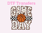 Polka Dot Game Day Basketball DTF TRANSFER
