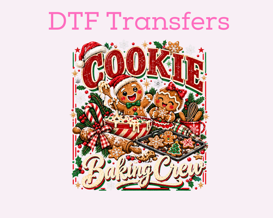Cookie Baking Crew DTF TRANSFER