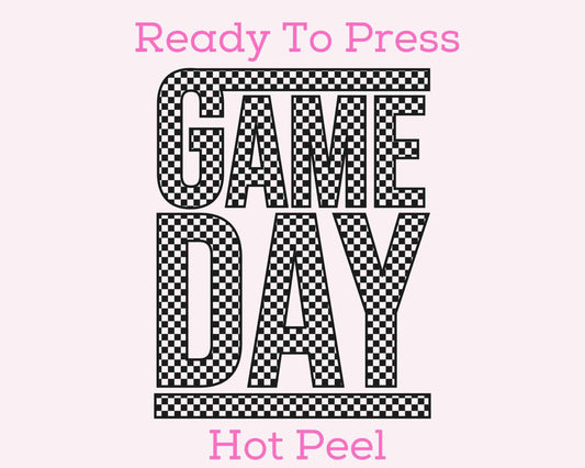 Vans Game Day (Black) DTF TRANSFER or UV DTF STICKER