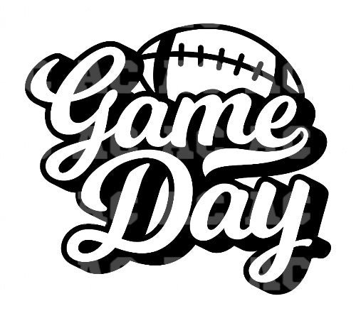 Game Day Football DTF TRANSFER or UV DTF STICKER