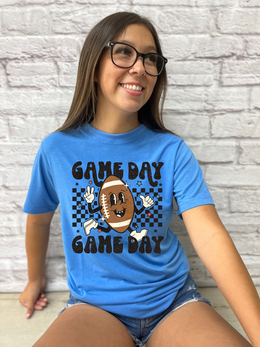 Game Day Football Retro DTF TRANSFER or UV DTF STICKER