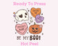 Halloween Candy Hearts DTF TRANSFER