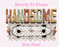 Skateboard Handsome DTF TRANSFER or UV DTF STICKER DECAL