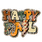 Happy Fall DTF TRANSFER or UV DTF STICKER DECAL