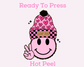 Love Big Heart Beanie Happy Valentine's Day DTF TRANSFER