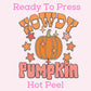 Howdy Pumpkin DTF TRANSFER or UV DTF STICKER
