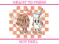Milk and Cookie Checkered Valentine's Day DTF TRANSFER or UV DTF STICKER