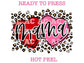 Mama Hearts Valentines Day DTF TRANSFER