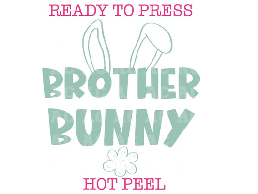 Brother Bunny Boy (Green) Easter DTF TRANSFER