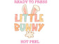 Little Bunny (Multicolor Pastel) Easter DTF TRANSFER