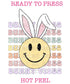 Happy Bunny Vibes Easter DTF TRANSFER
