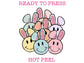Happy Face Bunny Collage (Multi-Color) Easter DTF TRANSFER