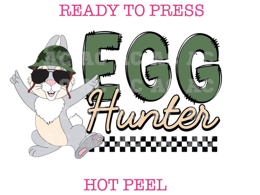Egg Hunter Bunny (Boy) Easter DTF TRANSFER