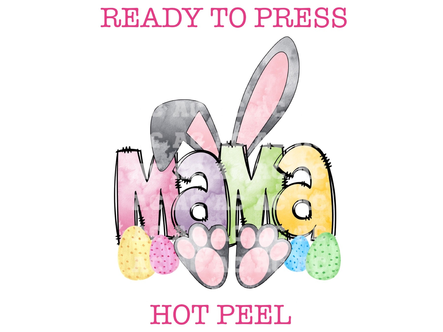 Bunny Mama Easter DTF TRANSFER