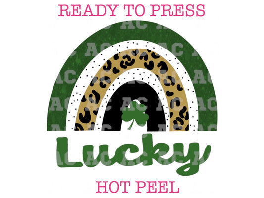 Lucky Rainbow St. Patrick's Day DTF TRANSFER