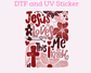 Jesus Loves me This I Know Valentine's Day DTF TRANSFER