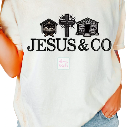 Jesus & Co Easter Religious DTF TRANSFER or UV DTF STICKER