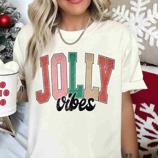 Jolly Vibes DTF TRANSFER or UV DTF STICKER