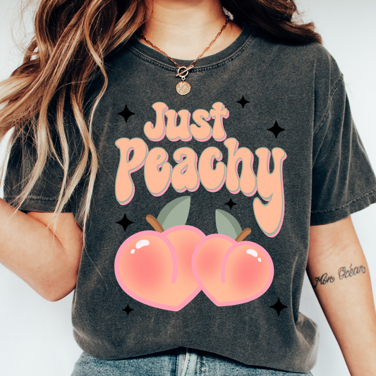 Just Peachy DTF TRANSFER or UV DTF STICKER