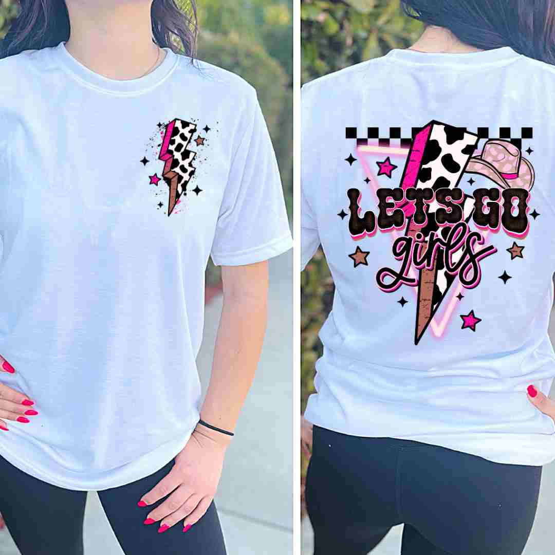 Let's Go Bolt Pocket DTF TRANSFER or UV DTF STICKER