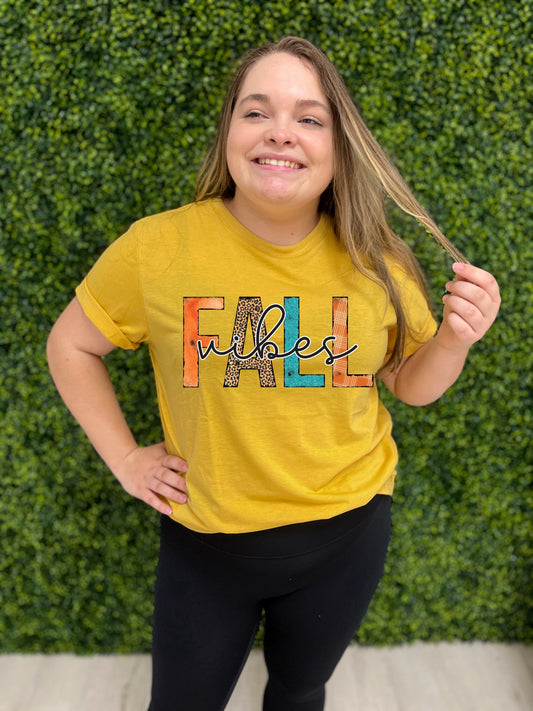 Distressed Fall Vibes DTF TRANSFER or UV DTF STICKER DECAL